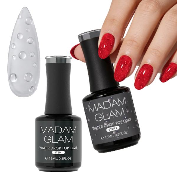 Madam Glam - Gel Polish - 3D Water Drop Transparent Set - 2pc - Gel Polish at Beyond Polish