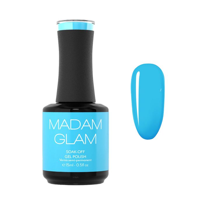 Madam Glam - Gel Polish - Aqua Blue - Gel Polish at Beyond Polish