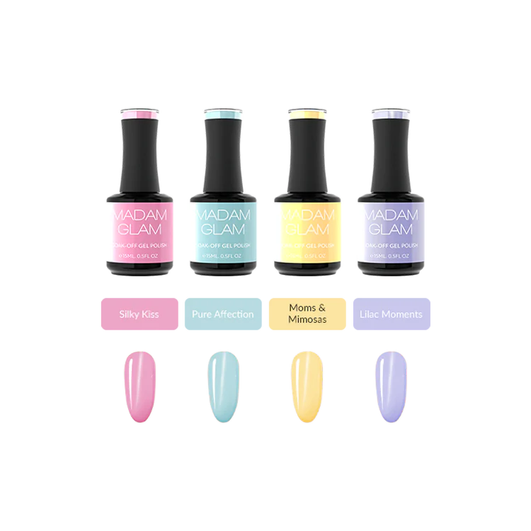 Madam Glam - Gel Polish - Blossom Glow Satin Bundle - Gel Polish at Beyond Polish