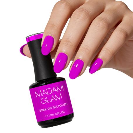 Madam Glam - Gel Polish - Electric Purple - Gel Polish at Beyond Polish