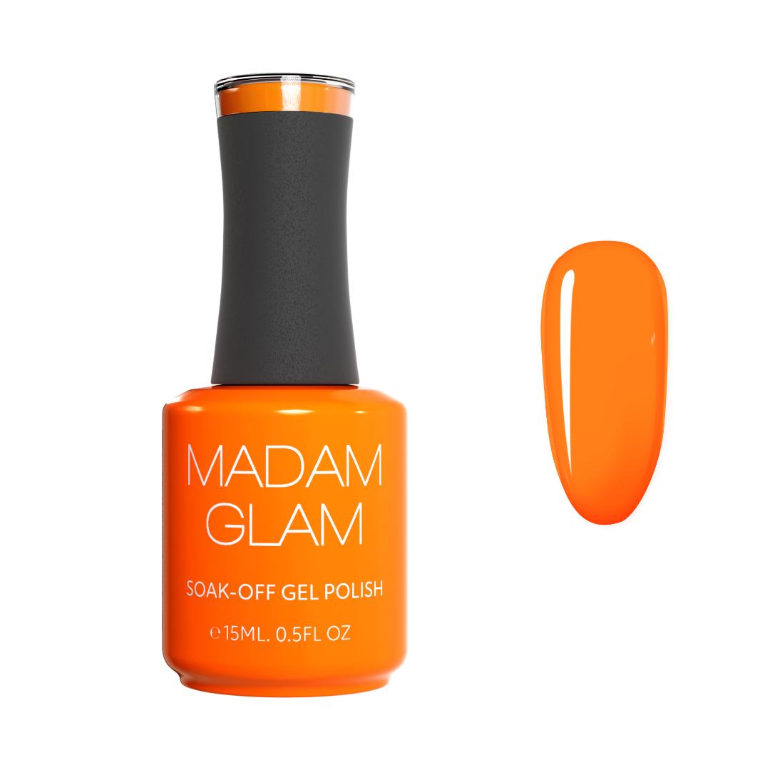 Madam Glam - Gel Polish - Electric Tangerine - Gel Polish at Beyond Polish