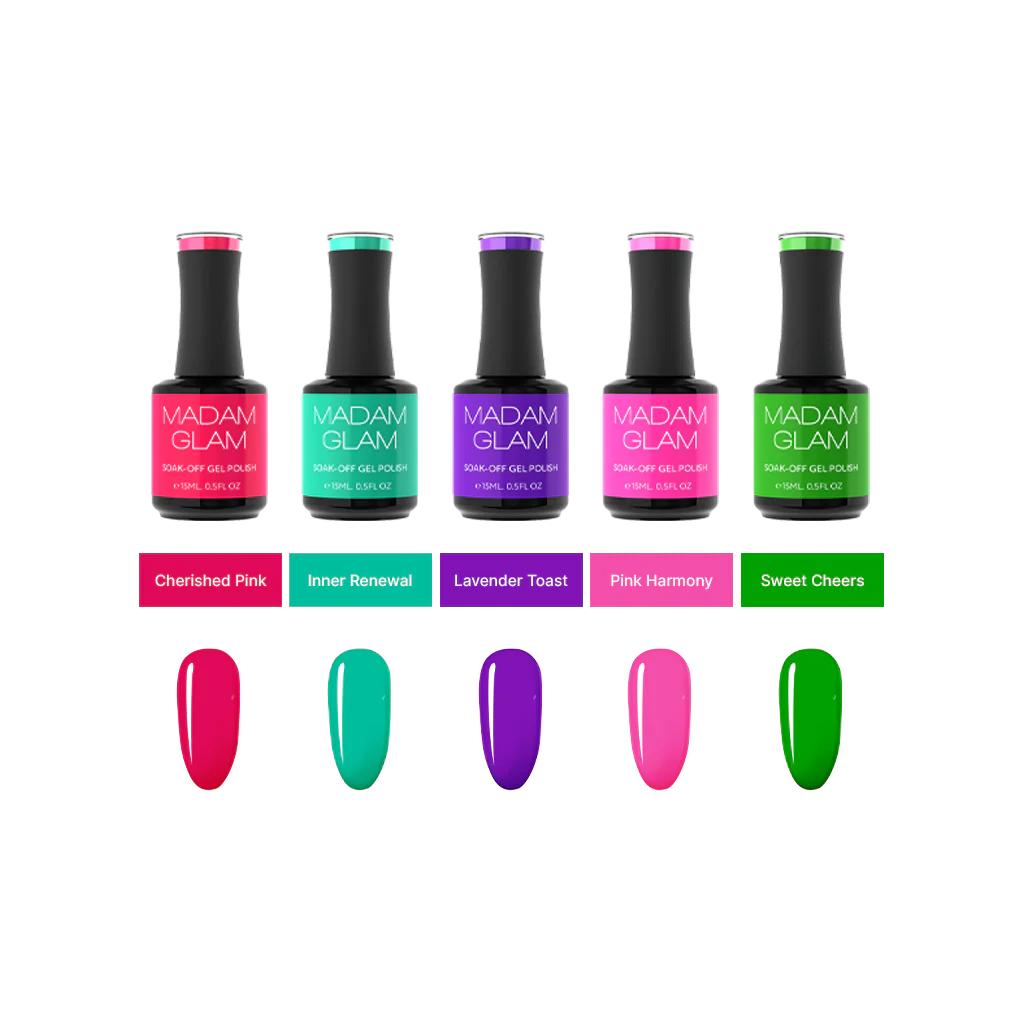 Madam Glam - Gel Polish - I Am Fearless Creme Bundle - Gel Polish at Beyond Polish