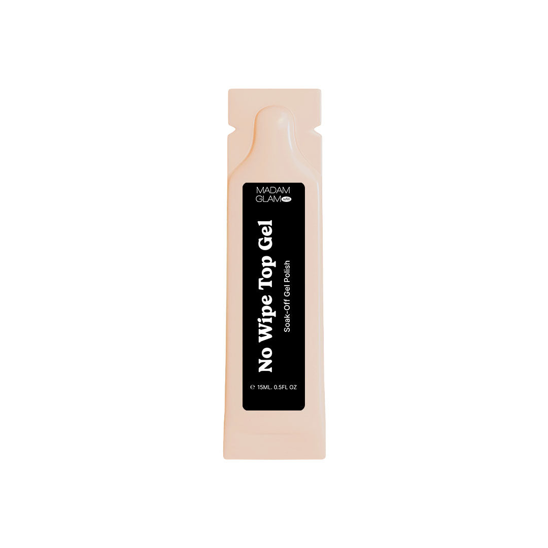 Madam Glam - Gel Polish - No Wipe Top Gel - Refill Sachet - Top & Base Coats at Beyond Polish
