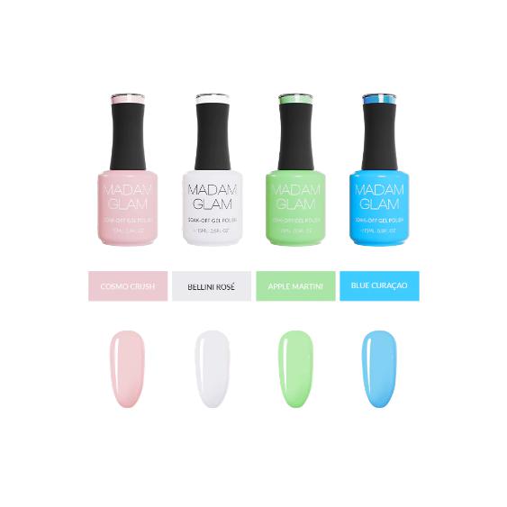 Madam Glam - Gel Polish - Pastel Spritz Creme Bundle - Gel Polish at Beyond Polish