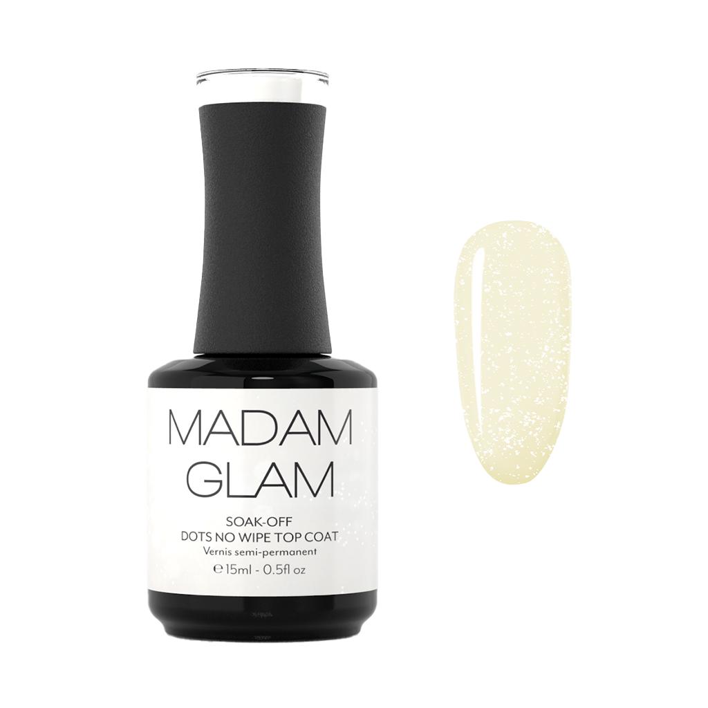 Madam Glam - Gel Polish - Polka dot Bunny Top Coat - Top & Base Coats at Beyond Polish