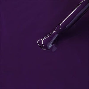 Madam Glam Gel Polish, Eggplant Deep Dark Purple Creme, HEMA-Free 15ml