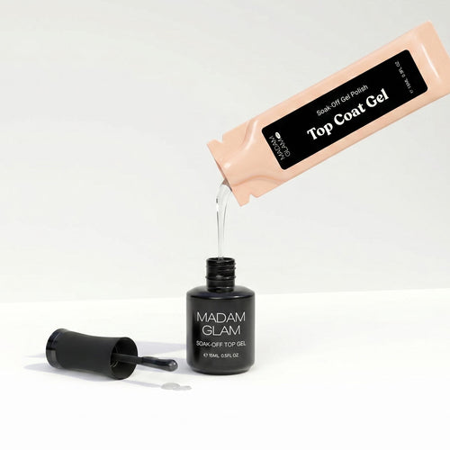 Madam Glam - Gel Polish - Top Coat Gel - Refill Sachet