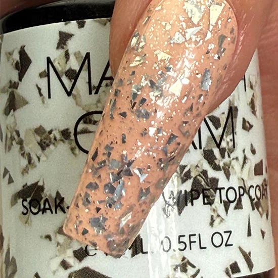 Madam Glam - Gel Polish - Touches of Silver - Top & Base Coats at Beyond Polish