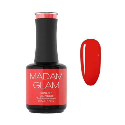 Madam Glam - Gel Polish - True Fire Brick Red