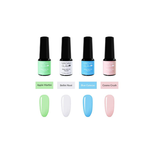 Madam Glam - Mini Gel Polish - Pastel Edition Bundle - Gel Polish at Beyond Polish