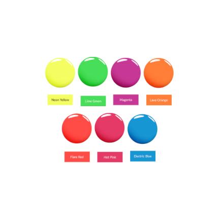 Madam Glam - Neon Art Gel Paints Bundle - Nail Art at Beyond Polish