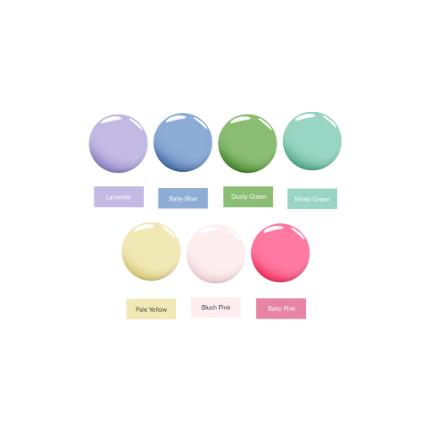 Madam Glam - Pastel Art Gel Paints Bundle - Nail Art at Beyond Polish