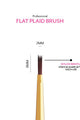 Madam Glam - Tools - Professional Flat Plaid Nail Brush - Manicure & Pedicure Tools at Beyond Polish
