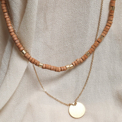 Maleah Beaded Layered Necklace