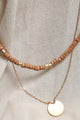 Maleah Beaded Layered Necklace - Necklaces at Beyond Polish