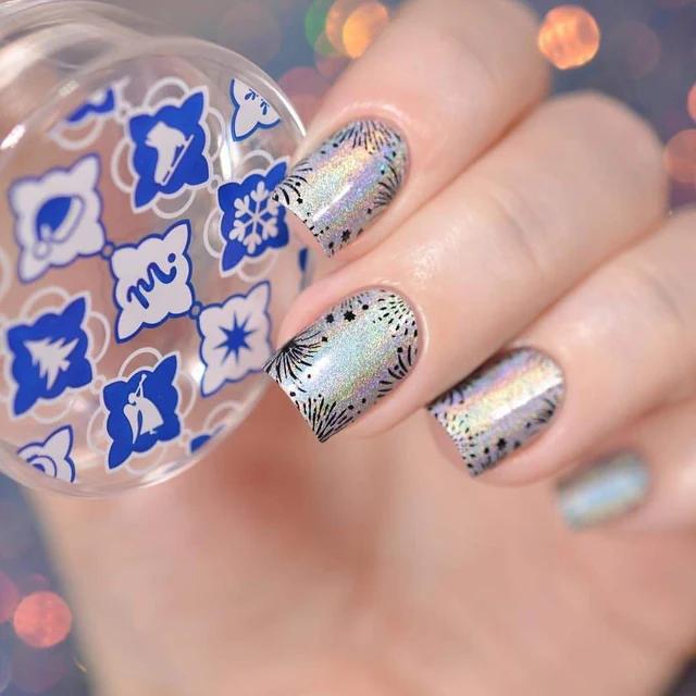Maniology - Holiday Occasions: Sparkling Celebration (m042) - Nail Art at Beyond Polish