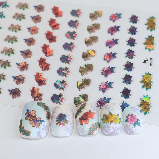 Maniology - Nail Art Stickers - Island Hibiscus (Ms-133) - Nail Art at Beyond Polish