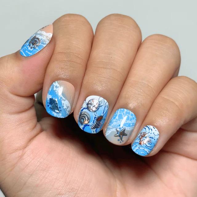 Maniology - Nail Art Stickers - Seashore Gems (Ms-126) - Nail Art at Beyond Polish