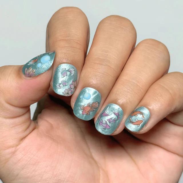 Maniology - Nail Art Stickers - Shimmering Scales (Ms-127) - Nail Art at Beyond Polish