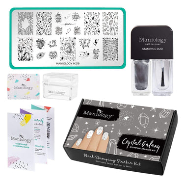 Maniology - Nail Stamping Starter Kit - Crystal Galaxy: Space-Themed - Nail Art at Beyond Polish