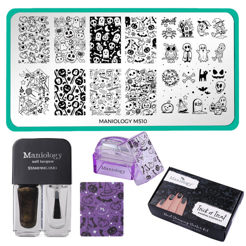 Maniology - Nail Stamping Starter Kit - Halloween Trick Or Treat - Nail Art at Beyond Polish