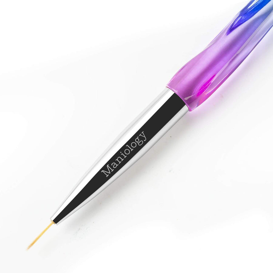 Maniology - Nail Tool - 3pc Detailing Brush Set w/ Rainbow Gradient ...