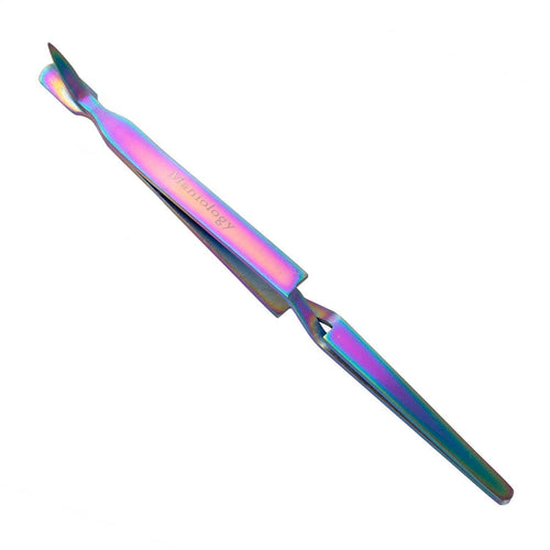 Maniology - Nail Tool - Multipurpose Cuticle Pusher Cleaner & Pincher Tool