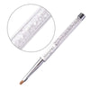 Maniology - Nail Tool - Premium Nail Art Manicure Brush - French Flat Tip Brush #103