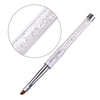 Maniology - Nail Tool - Premium Nail Art Manicure Brush Line - Angled Precision Brush #105