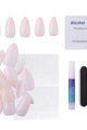 Maniology - Press On Nails - Milk - Short Almond - Nail Extensions at Beyond Polish