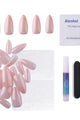 Maniology - Press On Nails - Nude - Short Almond - Nail Extensions at Beyond Polish