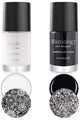 Maniology - Stamping Nail Polish - Black & White Duo - Nail Lacquer at Beyond Polish