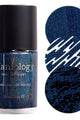 Maniology - Stamping Nail Polish - Deep Space #B505- Holographic Navy Blue - Nail Lacquer at Beyond Polish