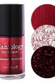 Maniology - Stamping Nail Polish - Harvest Hues: Cinnamon Spark (B531) - Red Metallic - Nail Lacquer at Beyond Polish