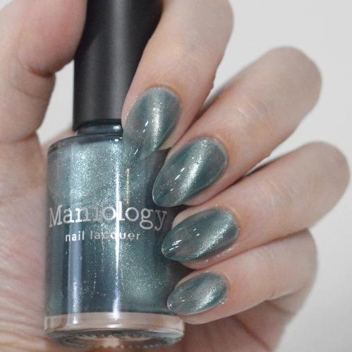 Maniology - Stamping Nail Polish - Light Blue Magnetic Shimmer - Freshwater (P195) - Nail Lacquer at Beyond Polish