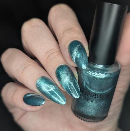 Maniology - Stamping Nail Polish - Light Blue Magnetic Shimmer - Freshwater (P195) - Nail Lacquer at Beyond Polish