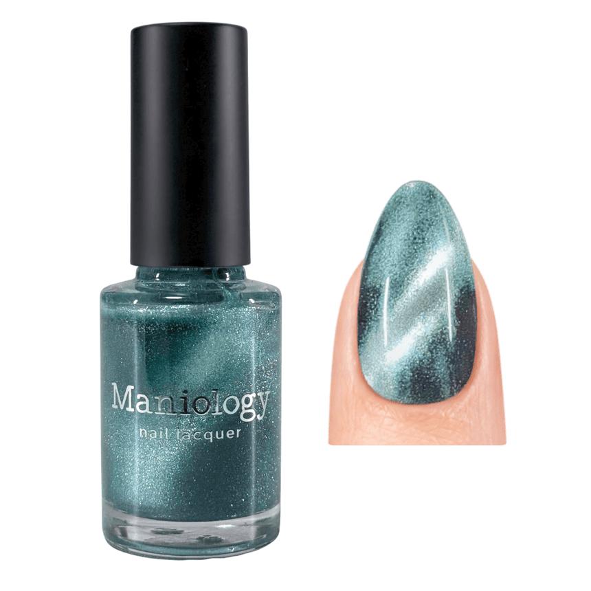 Maniology - Stamping Nail Polish - Light Blue Magnetic Shimmer - Freshwater (P195) - Nail Lacquer at Beyond Polish