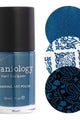 Maniology - Stamping Nail Polish - Nightshade: Moonwake (B528) - Teal With Gold Shimmer - Nail Lacquer at Beyond Polish