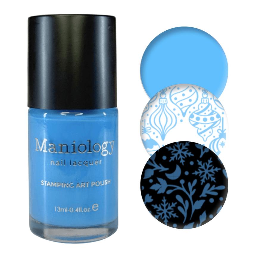 Maniology - Stamping Nail Polish - Northern Gleam: Icy Sky - B567 - Blue Pearl Cream - Manicure & Pedicure Tools at Beyond Polish