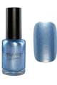 Maniology - Stamping Nail Polish - Satin Slumber: Bathrobe Bliss (P178) - Blue Smooth Metallic - Nail Lacquer at Beyond Polish