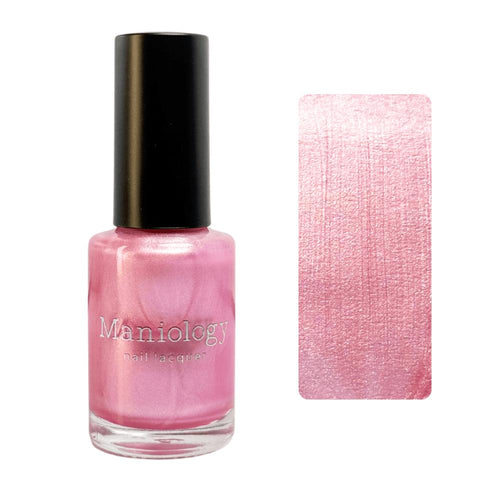 Maniology - Stamping Nail Polish - Silk and Satin (P174) - Pink Pearl - Nail Lacquer at Beyond Polish