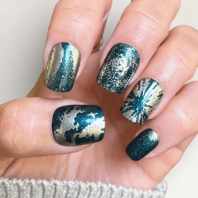 Maniology - Stamping Nail Polish - Stardust (B580) - Silvery Gold Metallic - Nail Lacquer at Beyond Polish