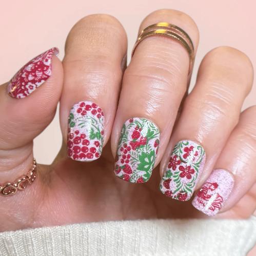 Maniology - Stamping Plate - Afternoon Tea - M681 - Manicure & Pedicure Tools at Beyond Polish