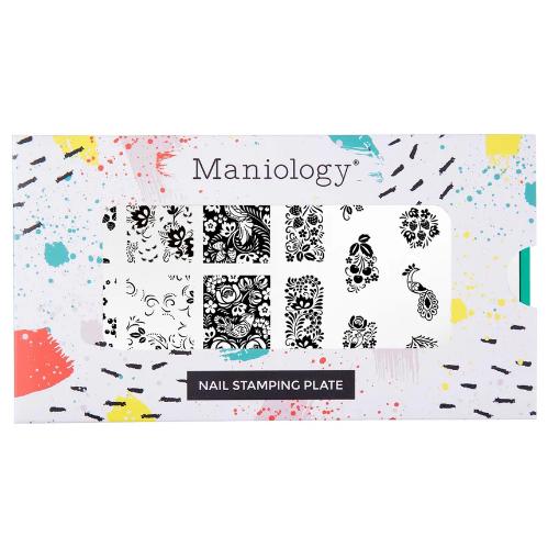 Maniology - Stamping Plate - Afternoon Tea - M681 - Manicure & Pedicure Tools at Beyond Polish