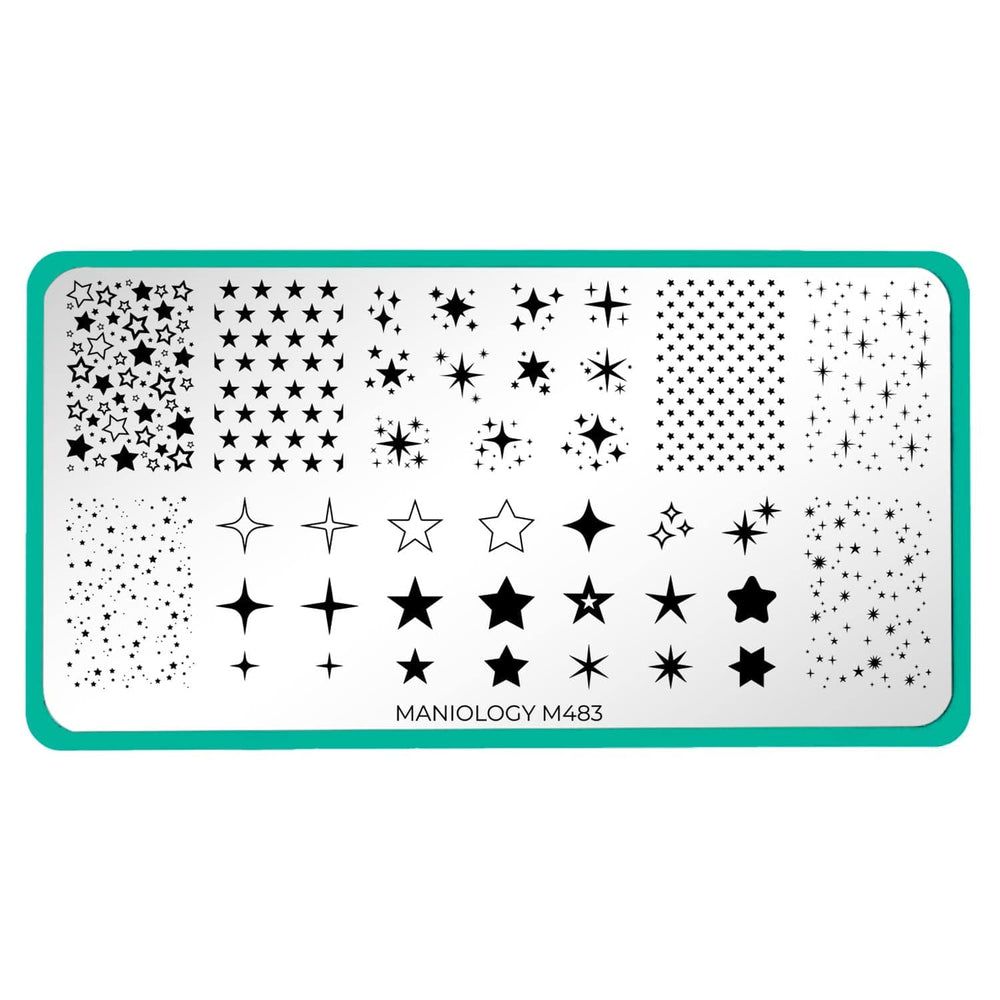 Maniology - Stamping Plate - All-Star #M483 - Nail Art at Beyond Polish