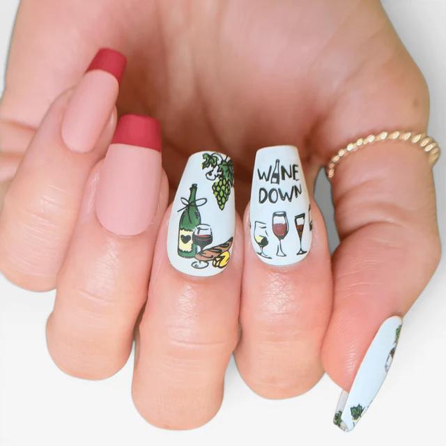 Maniology - Stamping Plate - Alla Salute (M714) - Nail Art at Beyond Polish