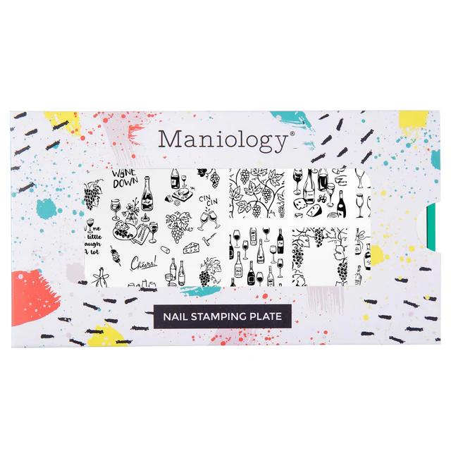 Maniology - Stamping Plate - Alla Salute (M714) - Nail Art at Beyond Polish