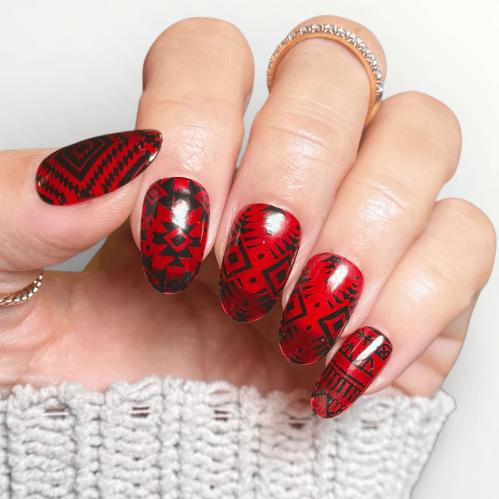 Maniology - Stamping Plate - Ancient Geometry #M695 - Nail Art at Beyond Polish