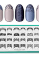 Maniology - Stamping Plate - Antique Swirl French (M397) - Nail Art at Beyond Polish