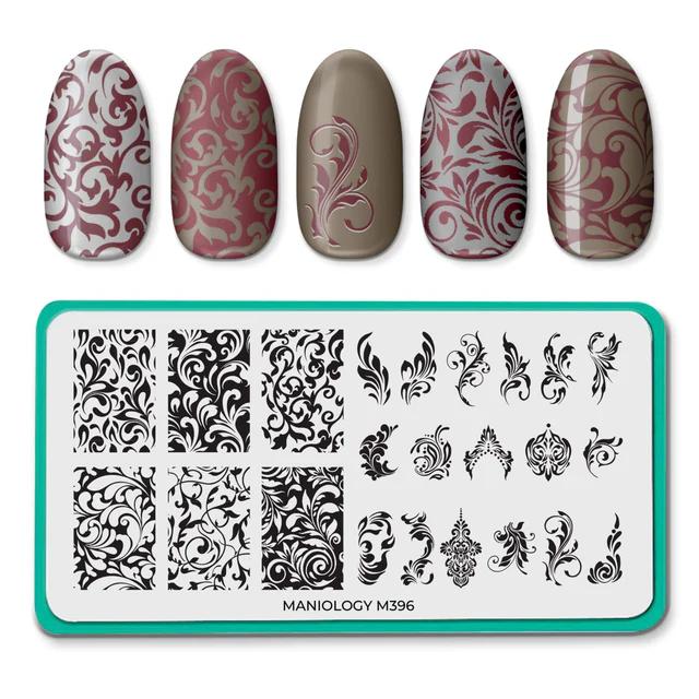 Maniology - Stamping Plate - Antique Swirls (M396) - Nail Art at Beyond Polish
